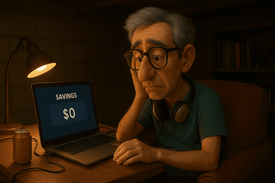 Teen overspending illustration